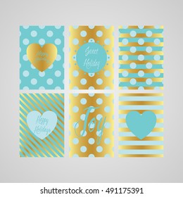 Modern creative Christmas cards