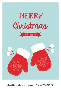 Modern and creative Christmas greeting card vector template
