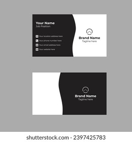 Modern Creative Clean Awesome Elegant Business Card Design
