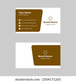 Moderno Creativo Limpio Impresionante Elegante Tarjeta de Visita Diseño Plantilla