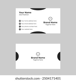 Moderno Creativo Limpio Impresionante Elegante Tarjeta de Visita Diseño Plantilla