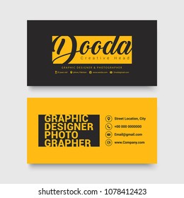Modern Creative and Clean Business Card Template