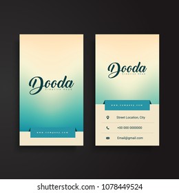 Modern Creative and Clean Business Card Template