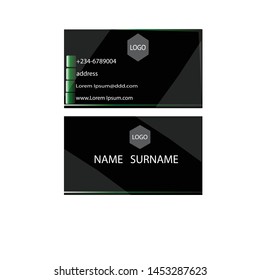  modern creative and clean business card template