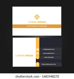 Modern Creative and Clean Business Card Design Print Templates. Flat Style Vector Illustration.