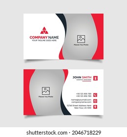 Modern Creative and Clean Business Card Template in vector file