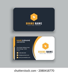 Modern Creative and Clean Business Card Vector Design