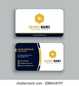 Modern Creative and Clean Business Card Vector Design