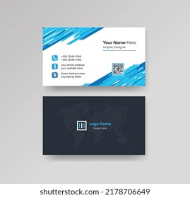 Modern Creative and Clean Business Card Design Template Vector