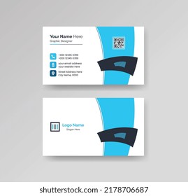 Modern Creative and Clean Business Card Design Template Vector