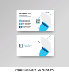 Moderno Vector de plantillas de diseño de tarjetas de visita creativas y limpias