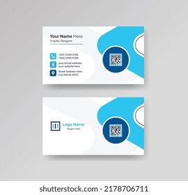 Modern Creative and Clean Business Card Design Template Vector