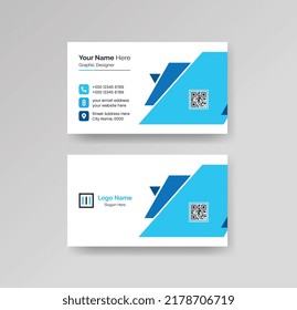 Modern Creative and Clean Business Card Design Template Vector