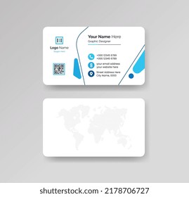 Modern Creative and Clean Business Card Design Template Vector