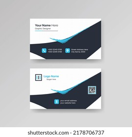 Modern Creative and Clean Business Card Design Template Vector