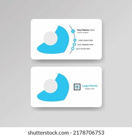 Modern Creative and Clean Business Card Design Template Vector