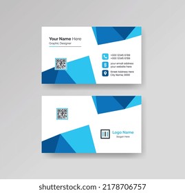 Modern Creative and Clean Business Card Design Template Vector