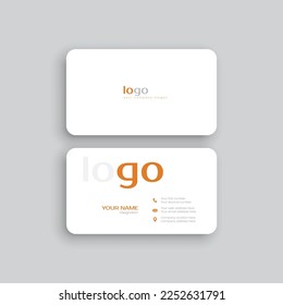 Modern Creative and Clean Business Card Template Vector, Luxury visiting card design