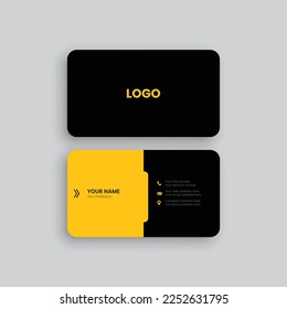 Modern Creative and Clean Business Card Template Vector, Luxury visiting card design