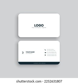 Modern Creative and Clean Business Card Template Vector, Luxury visiting card design