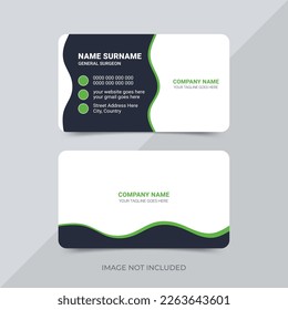 Modern creative and clean business card template design