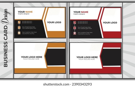 Modern Creative and Clean Business Card Template design