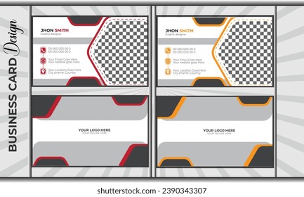 Modern Creative and Clean Business Card Template design