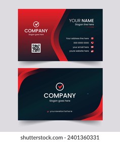 Modern Creative And Clean Business Card Design Template, Visiting Card, Corporate Business Card Layout.