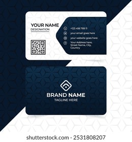 Modern Creative And Clean Business Card Design Template, Corporate Business Card Layout  Visiting Card