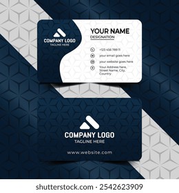 Modern Creative Clean Business Card Design Template, Corporate Business Card Layout Visiting Card