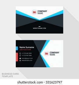 Front And Back Business Card Template from image.shutterstock.com