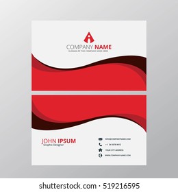 Modern Creative and Clean Business Card Design Print Templates. Flat Style Vector Illustration