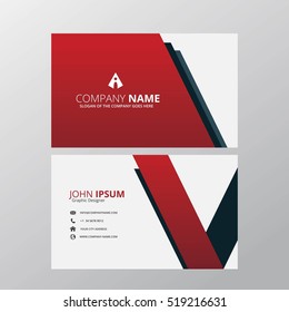 Modern Creative and Clean Business Card Design Print Templates. Flat Style Vector Illustration
