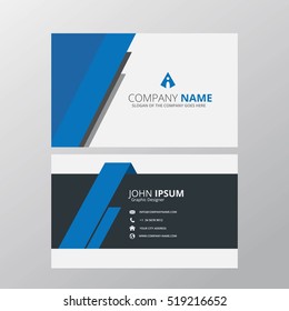Modern Creative and Clean Business Card Design Print Templates. Flat Style Vector Illustration