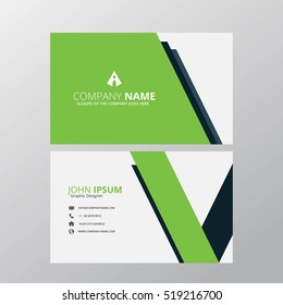 Modern Creative and Clean Business Card Design Print Templates. Flat Style Vector Illustration