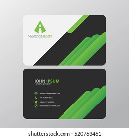 Modern Creative and Clean Business Card Design Print Templates. Flat Style Vector Illustration