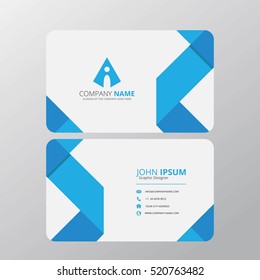 Modern Creative and Clean Business Card Design Print Templates. Flat Style Vector Illustration