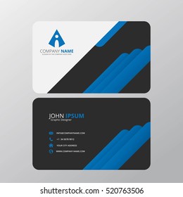 Modern Creative and Clean Business Card Design Print Templates. Flat Style Vector Illustration