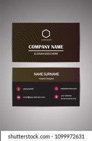 Modern Creative and Clean Business Card-vector