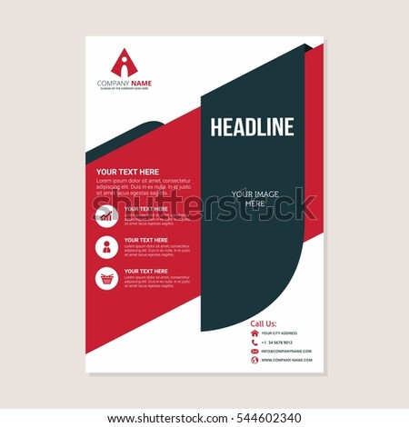 modern creative clean business flyer design stock vector royalty