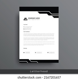Modern Creative and Clean business style letterhead bundle of your corporate project design. set to print with vector  illustration. corporate letterhead bundle.