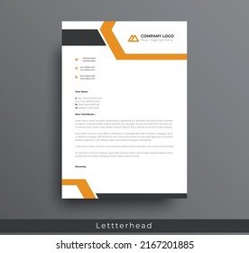 Modern Creative and Clean business style letterhead bundle of your corporate project design. set to print with vector  illustration. corporate letterhead bundle.