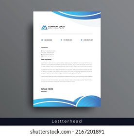Moderno paquete de membrete estilo comercial creativo y limpio del diseño de su proyecto corporativo. se establece para imprimir con ilustración vectorial. paquete de membrete corporativo.