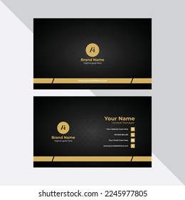 Modern Creative and Clean Corporate Business Visiting Card Design Template