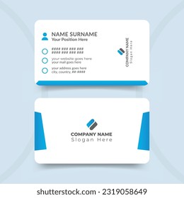 Modern Creative and Clean Corporate Business Card Template