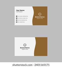 Modern Creative Clean Elegant Awesome Business Card Design