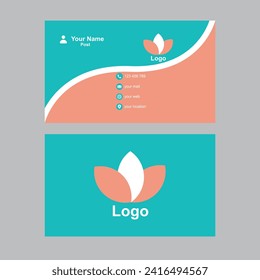 Plantilla moderna y creativa para tarjetas de visita simple y limpia.