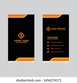 Modern, Creative and Clean Vector Design Business Card Template. Vertical Template