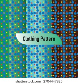 Diseño de patrón de ropa creativa moderna
