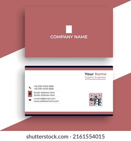 Modern creative company business card design